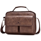 Large Capacity PU Leather Shoulder Bag - Weriion