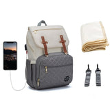 Large Capacity USB Charging Diaper Bag For Baby Care - Weriion