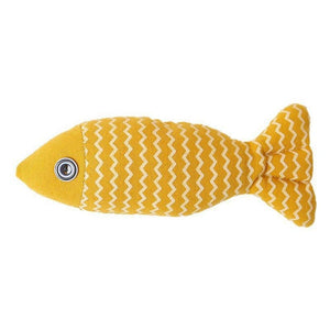 Linen Fish Chew Toy For Cats - Weriion