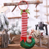 Long Elf Boots Christmas Decorations - Weriion