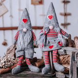 Long Legged Swedish Christmas Gnome Plush Doll - Weriion