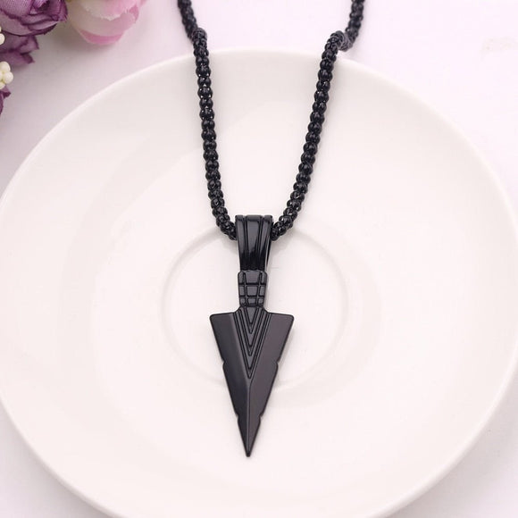 Long Necklace with Arrow Pendant - Weriion