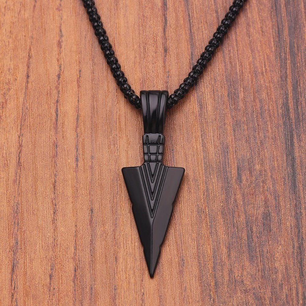 Long Necklace with Arrow Pendant - Weriion