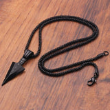 Long Necklace with Arrow Pendant - Weriion