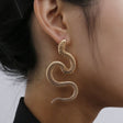 Long Snake Shaped Earrings For Women - Weriion