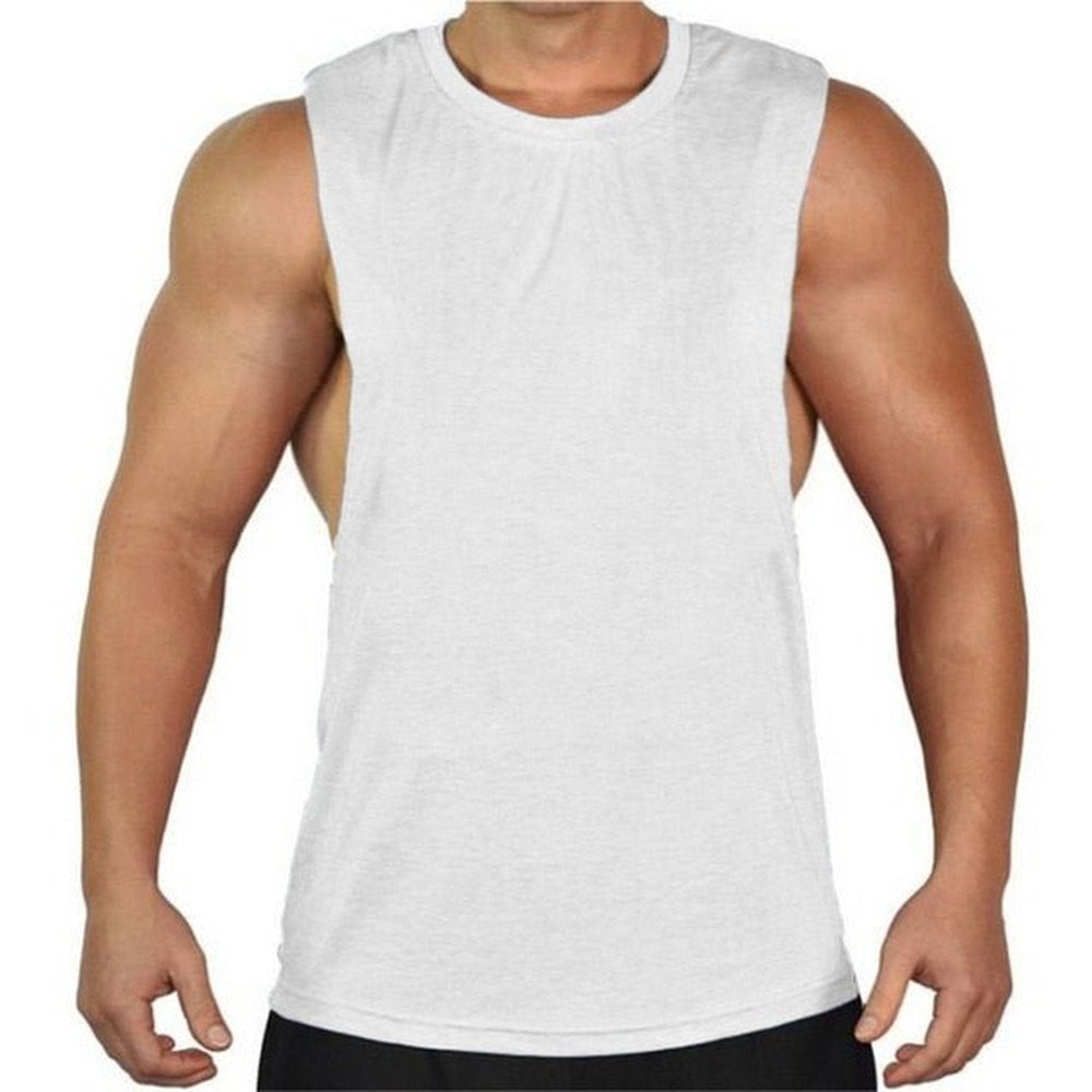 Loose Fit Cotton Tank Top - Weriion