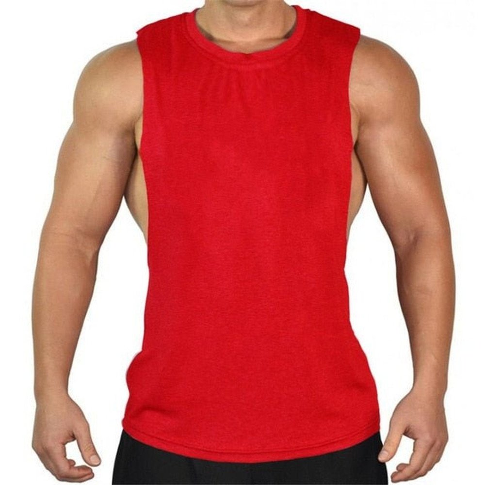 Loose Fit Cotton Tank Top - Weriion