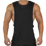 Loose Fit Cotton Tank Top - Weriion