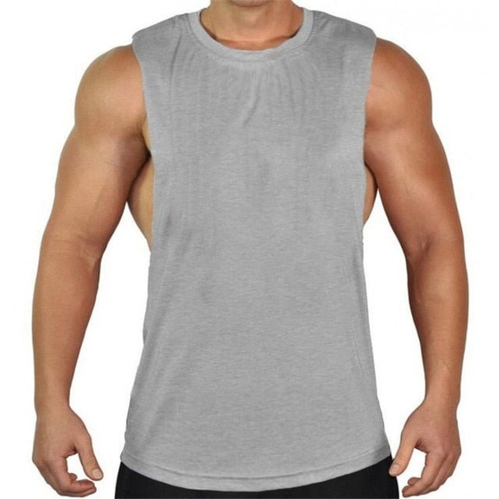 Loose Fit Cotton Tank Top - Weriion