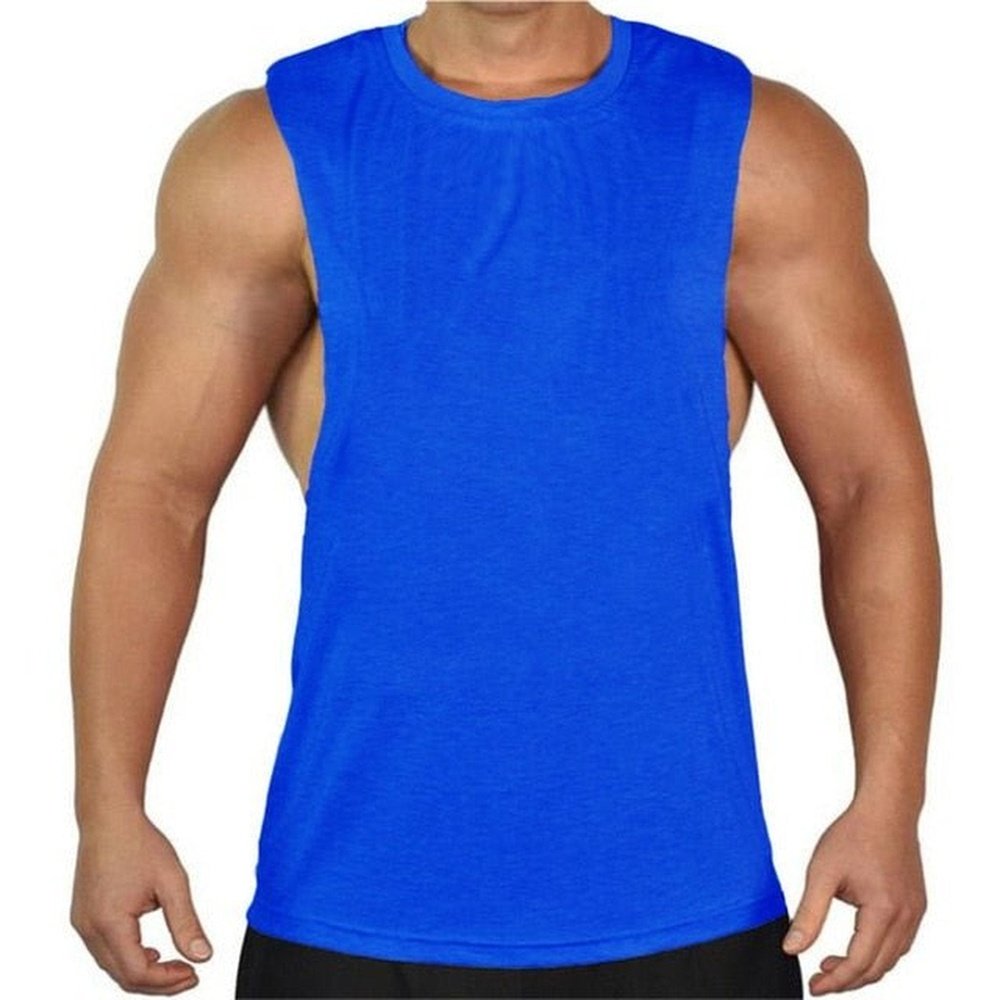 Loose Fit Cotton Tank Top - Weriion