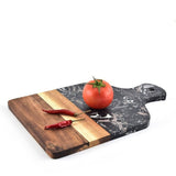 Marble and Acacia Wood Kitchen Cutting Board - Weriion