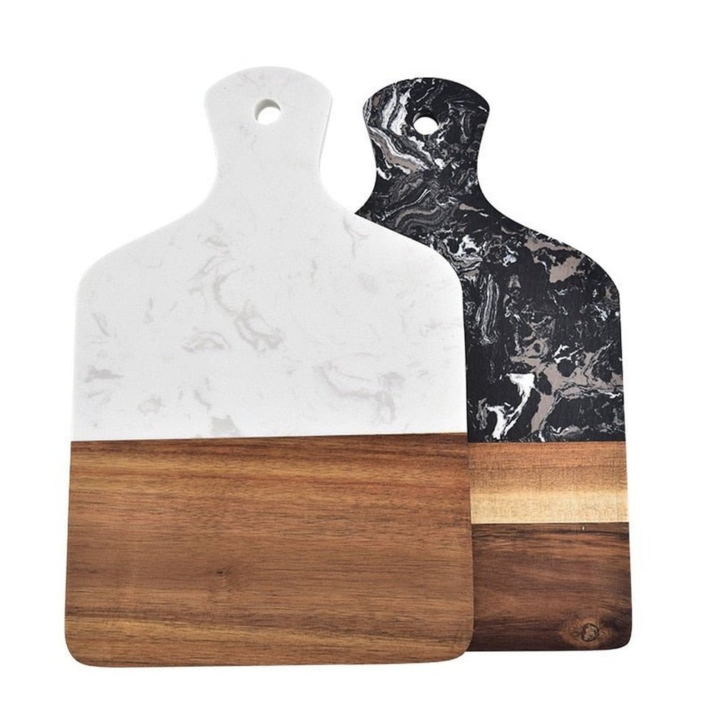 Marble and Acacia Wood Kitchen Cutting Board - Weriion