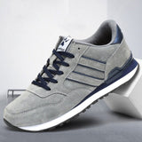 Men's Artificial Leather Sneakers Shoes - Weriion