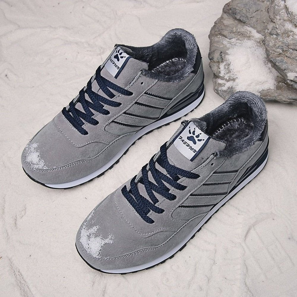 Men's Artificial Leather Sneakers Shoes - Weriion