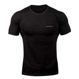 Men's Close Fit Short Sleeve Fitness T-Shirt - Weriion