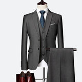 Men's Elegant Slim Fit Business Suit - Weriion