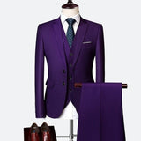 Men's Elegant Slim Fit Business Suit - Weriion