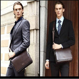 Men's High Quality Leather Shoulder Bags - Weriion