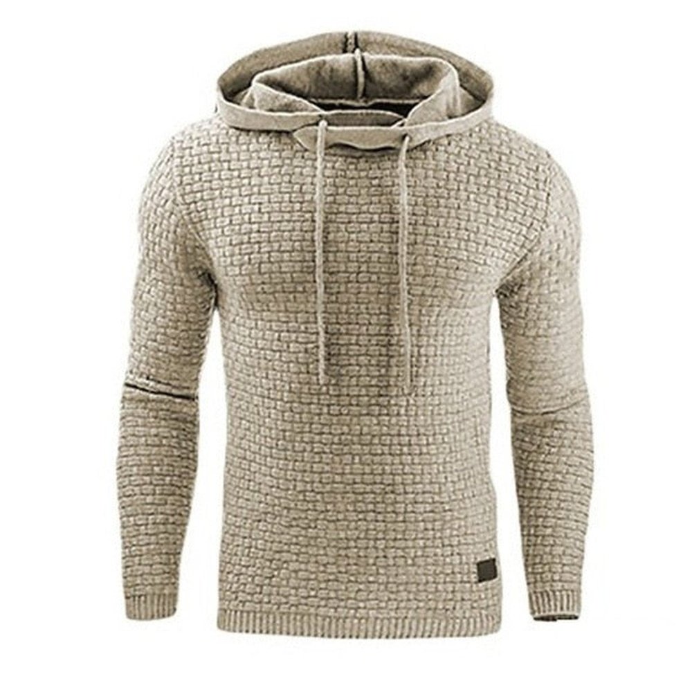 Men's Knitted Slim Fit Hoodie - Weriion