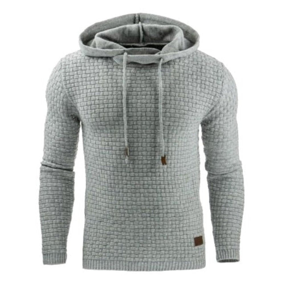 Men's Knitted Slim Fit Hoodie - Weriion