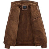 Men's PU Leather & Faux Fur Jacket - Weriion