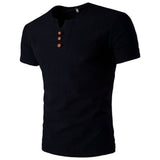 Men's Short Sleeve Hemp T-Shirt - Weriion