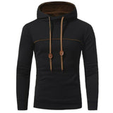 Men's Slim Fit Velvet Fabric Hoodie - Weriion