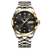 Men's Waterproof Luminous Dial Watch - Weriion