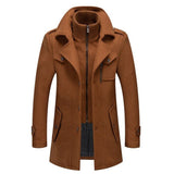 Men's Wool Coat For Autumn And Winter - Weriion