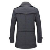 Men's Wool Coat For Autumn And Winter - Weriion