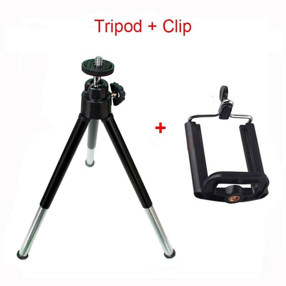 Mini Aluminum Tripod+Clip - Weriion