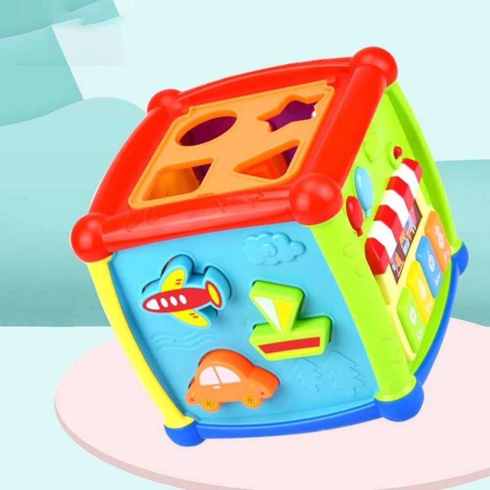 Musical Geometric Cube Toy For Children - Weriion