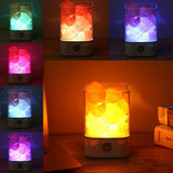 Natural Himalayan Salt Lamp Air Purifier Mood Creator Indoor Table Lamp - Weriion