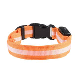 Nylon LED Pet Dog Collar Night Safety Luminous Fluorescent Collar - Weriion