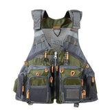 Outdoor Sport Fishing Life Jacket Safety Survival Utility Vest - Weriion