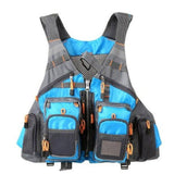 Outdoor Sport Fishing Life Jacket Safety Survival Utility Vest - Weriion