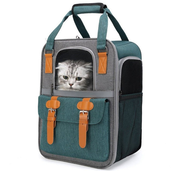 Oxford Cloth Cat Backpack - Weriion