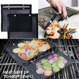 PFTE Plastic Reusable And Easy To Clean Grill Bags - Weriion