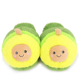 Plush Cartoon Avocado Slippers - Weriion