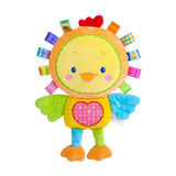 Plush Monkey Lion Duck Chicken Rattle For Children - Weriion