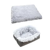 Plush Pet Bed And Pet Mat Two-In-One - Weriion