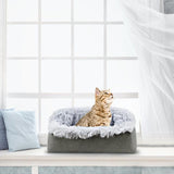 Plush Pet Bed And Pet Mat Two-In-One - Weriion