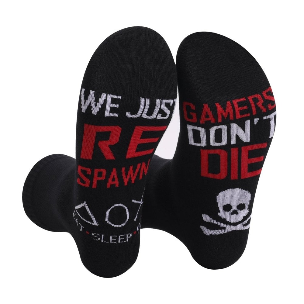 Printed DO NOT DISTURB BUSY GAMING Socks - Weriion