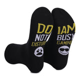 Printed DO NOT DISTURB BUSY GAMING Socks - Weriion