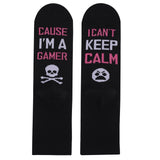 Printed DO NOT DISTURB BUSY GAMING Socks - Weriion