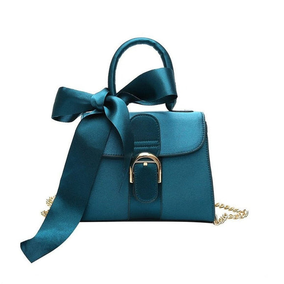 PU Leather Handbag With Chain For Women - Weriion