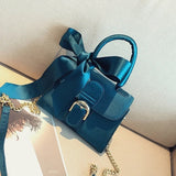 PU Leather Handbag With Chain For Women - Weriion