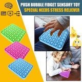 Push Pop Bubble Toy For Autism Special Needs Stress Reliever - Weriion