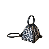 Pyramid Clutch Elegant Ladies Leopard Handbag - Weriion