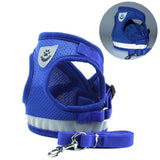 Reflective Dog Harness & Leash For Small & Medium Dogs - Weriion